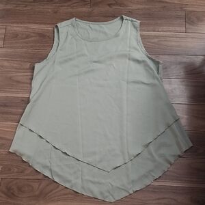 Sleeveless Sage Green Women's Top